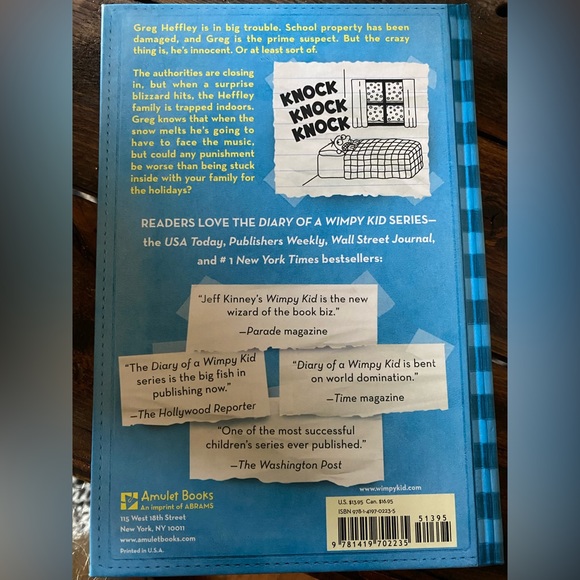 Diary of a Wimpy Kid, Cabin Fever by Jeff Kinney (Book 6) - Picture 3 of 3